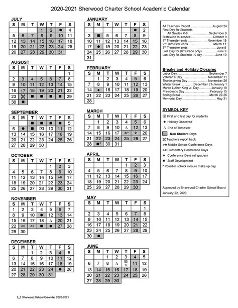 Academic Calendar Oregon State